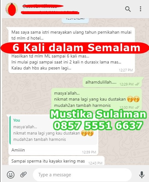 Screenshot testimoni pelanggan pertama